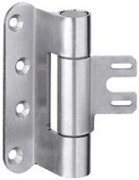 Türbänder Objektbänder Startec Objekttürband DHV 2100 für gefälzte Türen lügelteil V0037 W für Zargen aus Stahl mit Variant Hinterschweißtaschen V 8600 oder V 8610, für gefälzte Objekttüren