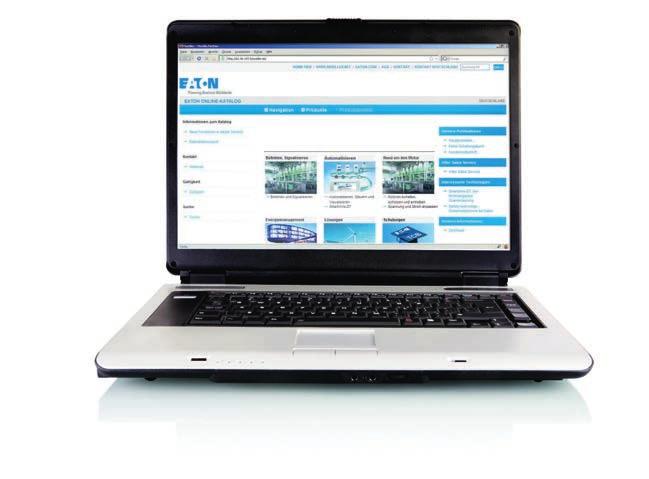 Eaton Online Katalog Produktinformation schnell gefunden! Aktuelle und umfassende Produktinformation finden Sie unter http://de.ecat.moeller.