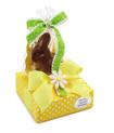 Osterei, gekrönt mit Chocoladen-Eili. Nettogewicht: 400g 49.00 16146 Truffes Ostern 4 Stück Ein Mini-Häsli aus heller Chocolade.