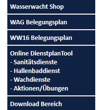 Direktlink: www.wasserwacht-manching.de/dienstplan/ Direktlink Mobile Version: www.wasserwacht-manching.de/dienstplan-mobil Login (Mein WWM): www.wasserwachtmanching.