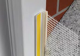 Klebestreifen für die Fenster- und Türfolienabdeckung Länge: 260 cm Artikelnummer 1012126 bito Putzabschluss für Dachbelüftungen EP 512