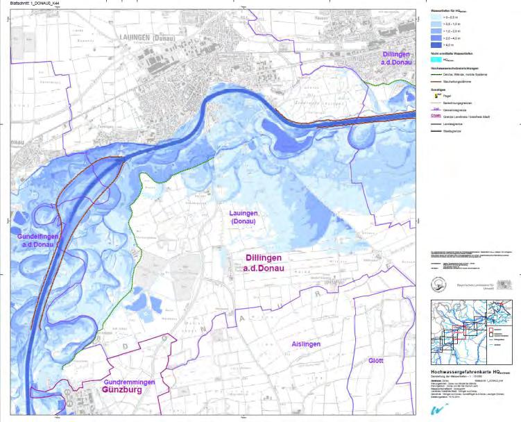 Hochwasserschutz Aktionsprogramm Schwäbische Donau