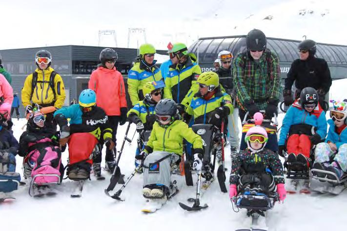 Mono-Ski / Bi-Skikurs für Kinder und Jugendliche Winter 2017/2018 Skigebiet: Weisseeferner Gletscherskigebiet MSK 4-18: 02.-08.