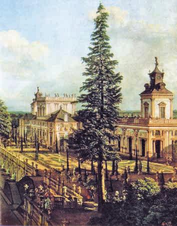 Amtsblatt Löcknitz-Penkun - 8 - Nr. 10/2017 Ansicht von Schloss Wilanow, ebenfalls von Canaletto. In der Regierungszeit von König Jan Sobieski erbaut war es das polnische Versailles.