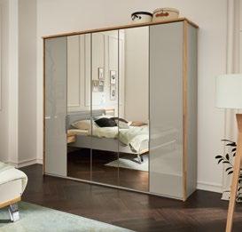 160, 180 and 200 cm n Lengths: - 190, 200, 210 and 220 cm n Wardrobes with side-hung doors: - 2 heights (216 and 236 cm) - Width