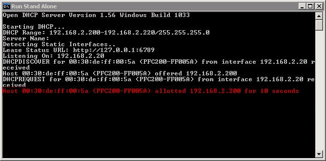 58 In Betrieb nehmen WAGO-I/O-SYSTEM 750 7.3.1 Zuweisen einer IP-Adresse mittels DHCP Der PFC200 kann seine IP-Adresse dynamisch (DHCP/BootP) von einem Server beziehen.