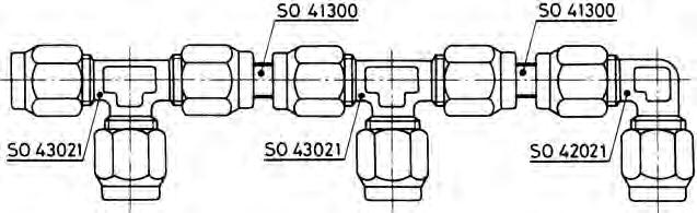 Verbindungsnippel Pièce folle Tube stub SO 41300 Type -Ad Mat.-Nr. bar L D e kg/100 SO 41300-A6 016.1300.060 100 19.0 8.4 4.0 0.350 SO 41300-A8 016.1300.080 100 22.0 10.5 6.0 0.520 SO 41300-A10 016.