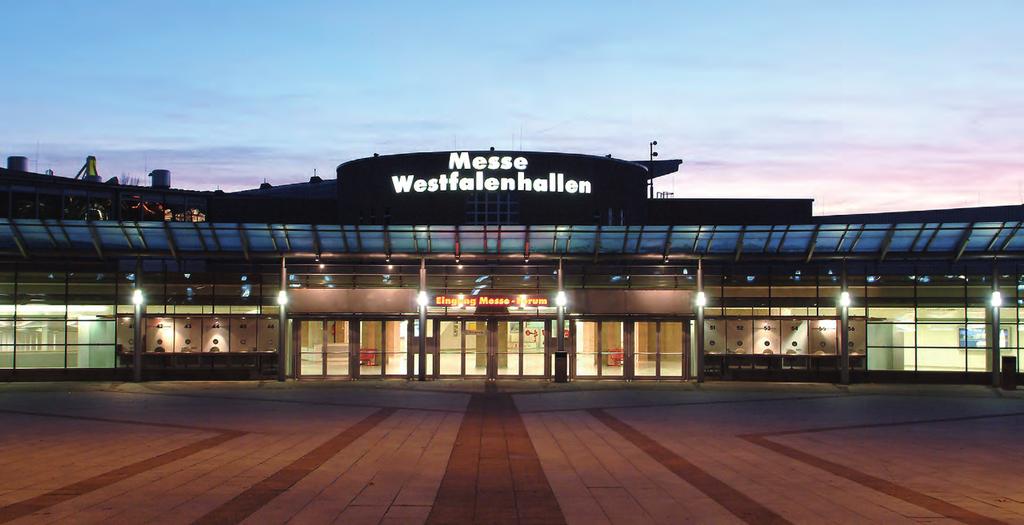 Bester Standort für Ihren Stand. Kongress Die Westfalenhallen Dortmund sind zentral gelegen und von überall in Deutschland gut erreichbar.