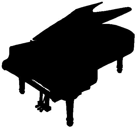 Das Klavier sieht ein bisschen aus, wie ein niedriger Schrank, es gibt aber auch Klaviere, die viel mehr Platz brauchen und oben geöffnet werden können. Diese nennt man Flügel.