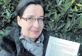 Die Landtagsabgeordnete Veronika Koch (CDU) unterzeichnete den Helmstedter Appell, mit dem sich die Bürgerinitiative für den Erhalt der Kultur- und Naturlandschaft Elm-Lappwald an Politiker aus der