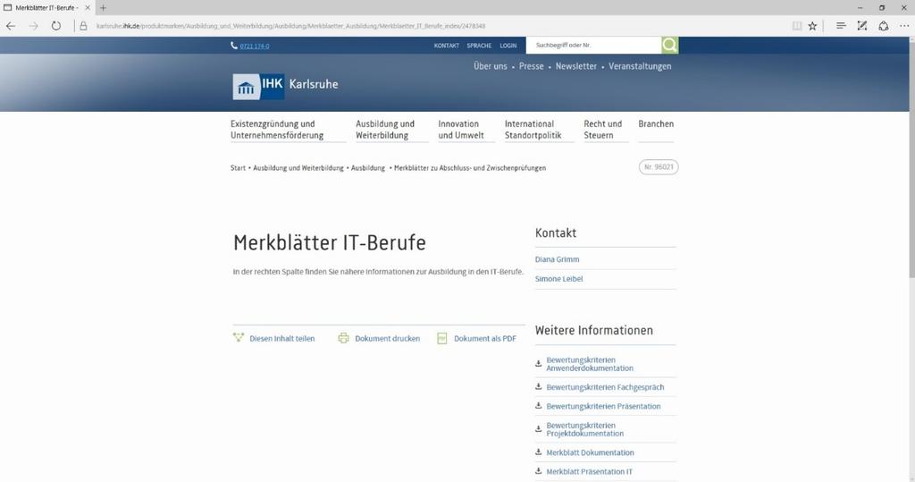 rufe_index/2478348 Dokument Terminplan Merkblatt zum Antrag Merkblatt zur Projektdokumentation Persönliche