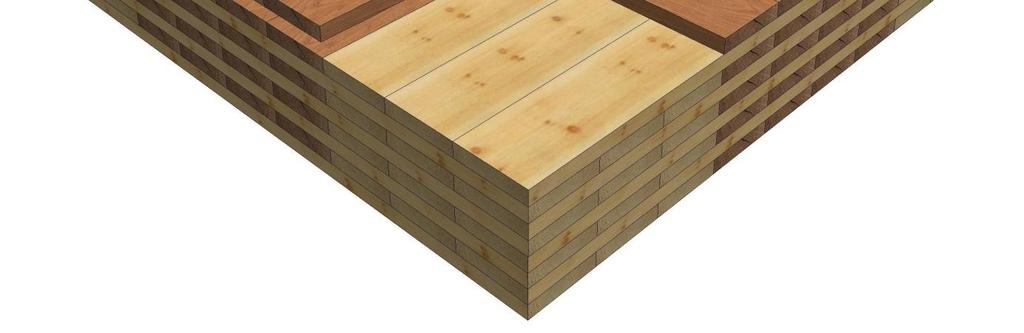 Hauptmaterial dieser hochbeanspruchten Elemente ist Buchenfurniersperrholz, das gute mechanische Eigenschaften im Vergleich zum Fichten-Furnier und Brettsperrholz aufweist.