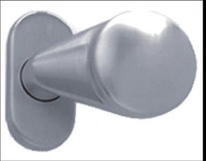 Panic locks in accordance with DIN EN 5, suitable as external fitting only (hinge side).