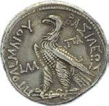 Philometor, 180-145 v.chr. Alexandria. Tetradrachme 151/150 v.chr. Kopf des Königs mit Diadem n.