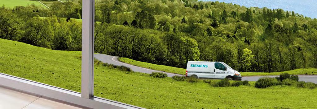 Schnell bei Ihnen vor Ort: einer von unseren 700 Siemens-Technikern.