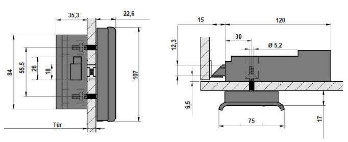 Ojmar Zahlenschloss OCS Fallenschloss - elektronisch, batteriebetrieben - mit 4-stelligem Zahlencode (auf Wunsch auch 5- oder 6-stellig lieferbar) - 4 Mignonbatterien Alkaline 1,5 V -