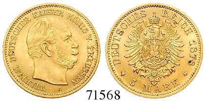 A. Gold. J.245. ss Friedrich III.
