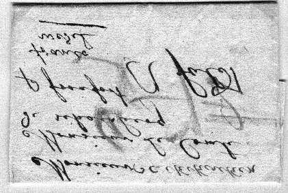 Brief von Krickenbeck nach Wesel vom Juni 1796 mit handschriftlichem Aufgabevermerk Kokercken.