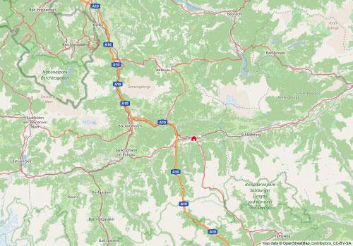 LAGE, ANREISE Radstadt liegt auf 858 m Höhe im Pongau, inmitten des Bundeslandes Salzburg, ca. 70 km südlich der Stadt Salzburg und ca. 200 km von München entfernt.