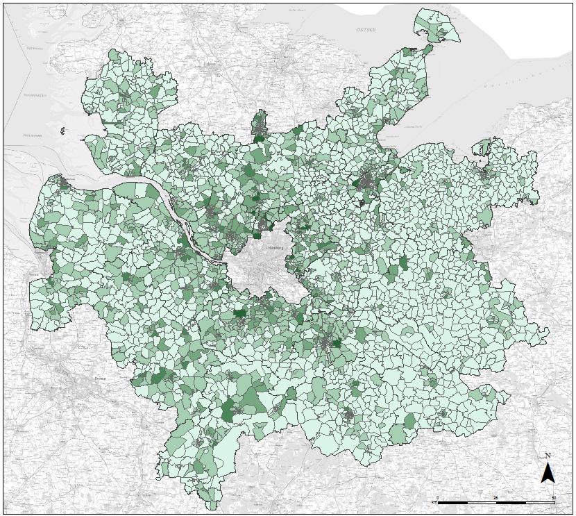 STELLA Hauptgruppen auf deutschlandweiter Ebene Grundpotential Berechnung des Grundpotentials aus