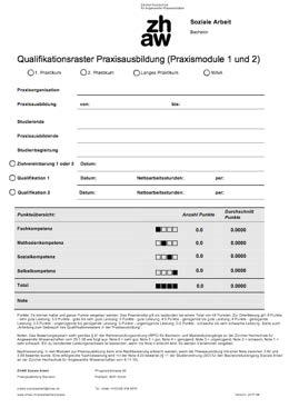 Qualifikationsverfahren für alle Beteiligten Instrument Qualifikationsraster