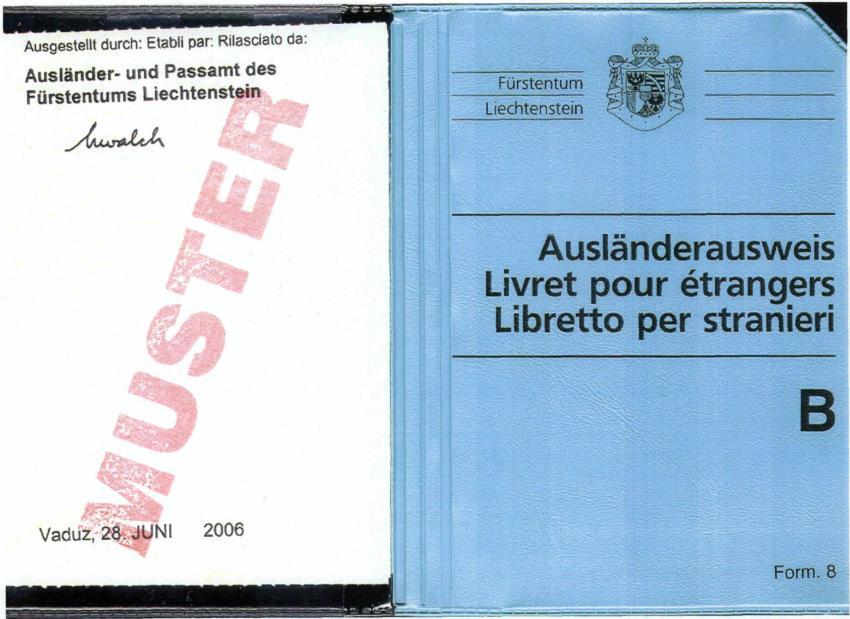 FL_2c: old residence permit type C