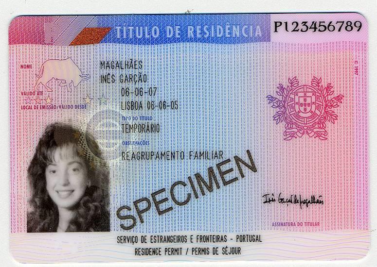I. Residence permits issued according to uniform format laid down by