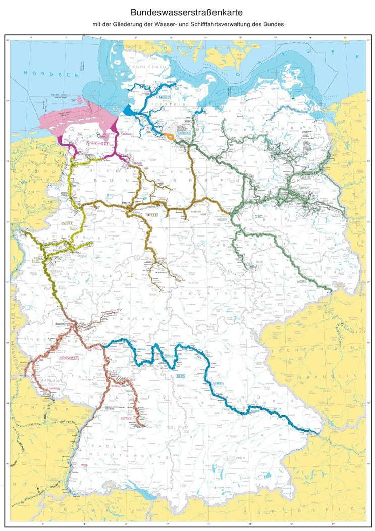Einführung 1 Einführung 1.1 Problemstellung Das Wasserstraßennetz der Bundesrepublik Deutschland verfügt über eine Länge von rund 7.300 km mit einem Anlagevermögen von 50 Mrd.