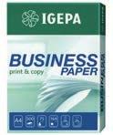 Igepa Business Paper print & copy FSC Für beste Performance im Büroalltag mit ColorLok Technologie Holzfrei, hohes Volumen, hohe Opazität, alterungsbeständig, Laser und Inkjet garantiert, mit