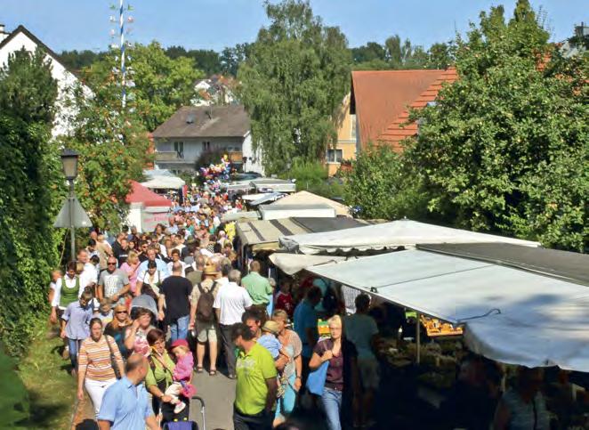 Der traditionelle Frautag-Markt ist die größte eintägige Veranstaltung dieser Art Bayerns und auch nach 300 Jahren die Ursprünge gehen bis 1713 zurück noch ein Besuchermagnet.