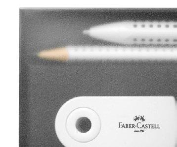 40 Set White Mix Attraktives Set mit dem Grip 2010 Druckkugelschreiber, dem patentierten Grip 2001 Bleistift mit Härtegrad