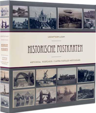 Alben für Briefe und Postkarten 29 Alben für historische Postkarten