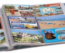 Mit 50 festeingebundenen Hüllen für bis zu 4 Postkarten je Hülle. Außenformat: 204 x 255 x 60 mm. 1 2 Dokumentenecht Art.-Nr.