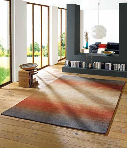 Der natürliche Glanz der Wollfaser gibt diesem schönen Teppich seine besondere Ausstrahlung. 502733 299.- ca.