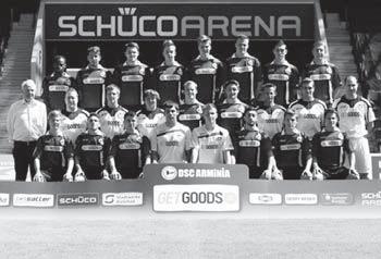 UNSER GAST DSC Arminia Bielefeld U23 Hallo und herzlich Willkommen der U23-Mannschaft von Arminia Bielefeld in der EVORA ARENA.