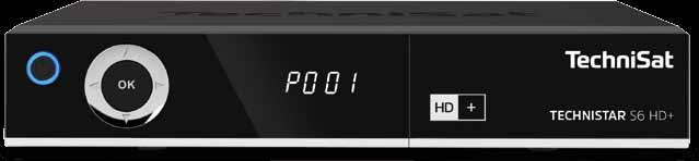 TECHNISTAR S6 HD+ HDTV-Sat-Receiver mit Aufnahmefunktion und HD+ NEU TV- und Radio-Empfang: HD/SD 1x DVB-S/S2 Radio (Sat/Internet) Tuner Single-Tuner Display 7-Segment-Anzeige, 4-stellig, weiß