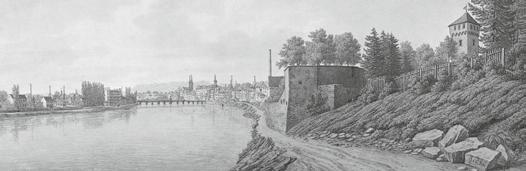 mit rotem Zweikreisstp. "Basel 24 Oct 1848". Die Marke zeigt im Punkt des Basler Stabes einen farblosen Fleck sowie eine abgeschrägte schwarze Rahmenlinie in der linken oberen Ecke.