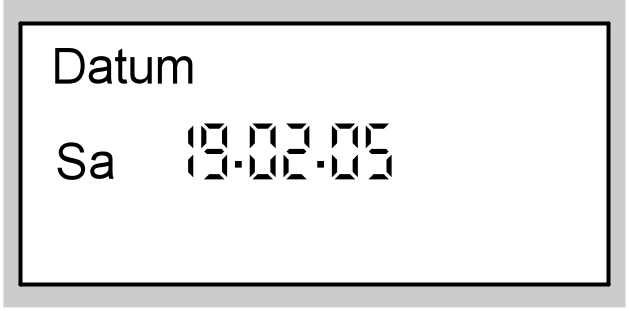 1.!/?/ für gewünschten Heizkreis. 2. c Außentemperatur erscheint. 4. d zur Bestätigung.