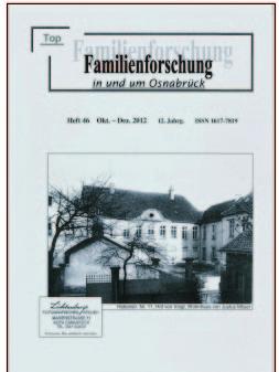 Diesbezüglich gibt Herr Wolfgang Hofmeister das Mitteilungsheft Das Gefallenendenkmal in und um Osnabrück (GOS), halbjährlich mit einem Umfang von 32 Seiten A4 heraus in dem Denkmale mit