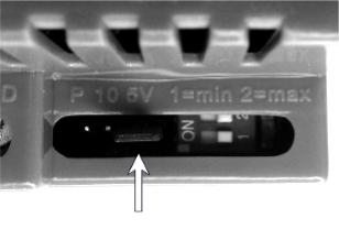 Drehzahlsignal Poti 100KΩ Drehzahlsignal 0V bis 10VDC Drehzahlsignal 0V bis 5VDC Freigabe Keine Freigabe 0,0V 0,4V 0,6V 11V 14V 30V max.