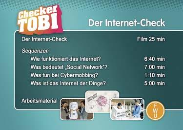 Zum Inhalt Der Internet-Check (Film 25 min) Wie funktioniert eigentlich das Internet? Das checkt Tobi zusammen mit Andreas.