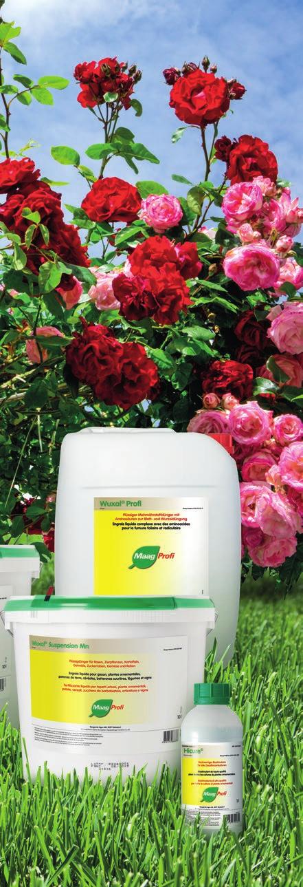 Wuxal Suspension Ca Anwendung: Rasen: 3 5 l/ha Blattdüngung mit Calcium für besseres Wurzelwachstum und damit bessere Krankheitstoleranz.