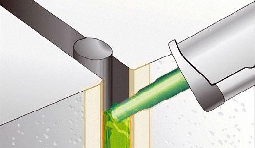 Hochbaufugen-Dichtstoff und den SP540 Bodenfugen-Dichtstoff. Lückenlose Qualität bei Baudehnungsfugen. Baudehnungsfugen benötigen Rückhalt.