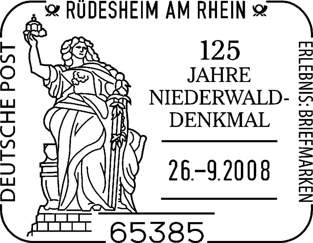2008 Sonderstempel Rüdesheim am Rhein 900 Jahre Assmannshausen