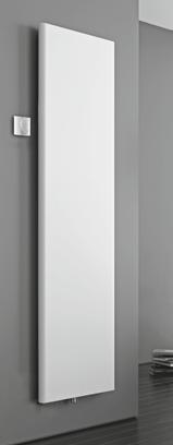 1800 x 470 mm pulverbeschichtet im Farbton Weiss RAL 9016 mit Thermostat Puro und mit 2 Handtucharmen 450 mm in Weiss RAL 9016 sowie LED- Hinterleuchtung. Handtucharm in Weiss 9016, Befestigung links.