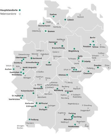 000 Mitarbeiter in Deutschland Fünf Fraunhofer Centers in den USA Repräsentanzen in Asien, dem