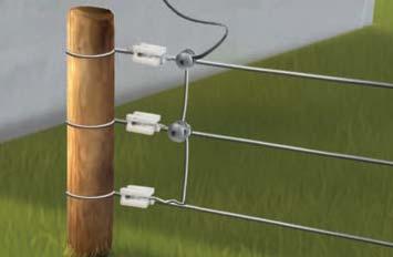 Kabel und Schrauben Der elektrischen Verbindung beim Elektrozaun kommt entscheidende Bedeutung zu.