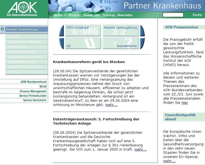 Herzlichen Dank für Ihre Aufmerksamkeit! http://www.krankenhaus-aok.de/ Abt.