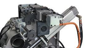 AR34NC Ausgestattet mit vier Motoren zur Bearbeitung von unterschiedlichen Materialien wie abgerundete Holzkanten.