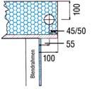 Hierbei ist der Einsatz des wärmegedämmten Mauerkastens Typ ESM-Vario möglich und der gerade Lauf des Gurtes gewährleistet.